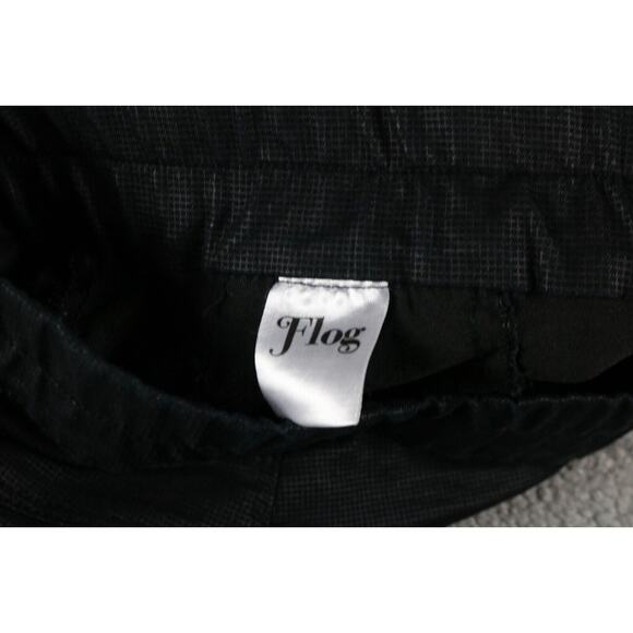 Bevy Flog Pants 26 Black Check Print Cotton 4 Pocket Pull On Tapered - Picture 4 of 7